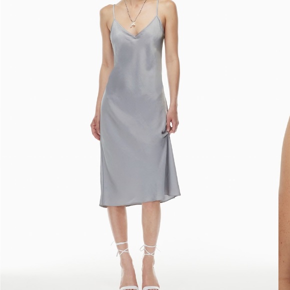 Aritzia Wilfred Only Slip Satin Dress - Picture 1 of 11